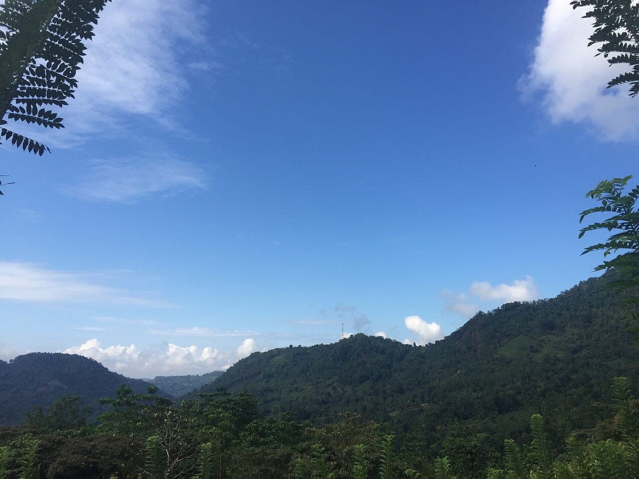 Hill-country landscape near Ratnapura, Sri Lanka's historic gem-gravel source region