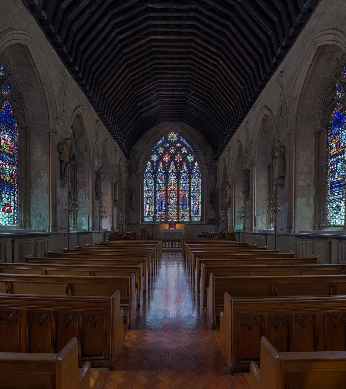 St Etheldreda's Church, Ely Place — the medieval chapel that survives from the Bishops of Ely's estate